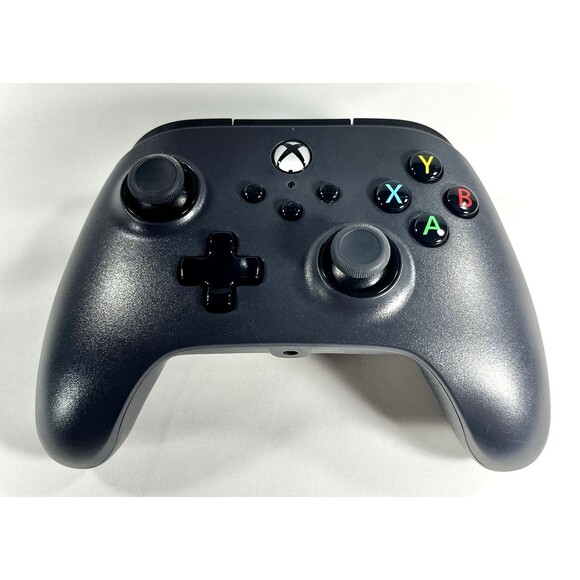 PowerA Controller Black Wired Xbox One Controller #1519265-01 No Cable Tested - Picture 2 of 9